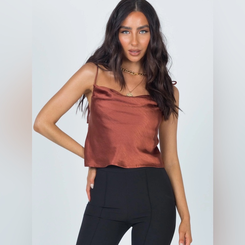 Princess Polly Blakely Top Red - US 8